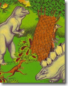恐竜の国での冒険挿絵ギャラリー