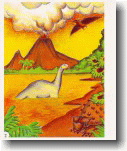 恐竜の国での冒険　２ページ